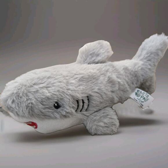 10" Mini Flopsie Plush - Earth‎ Pals Plush Stuffed Shark - Picture 1 of 5